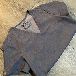 Figs Heather Denim Catarina top!!